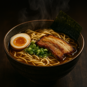 Miso Ramen with Charred Pork Belly